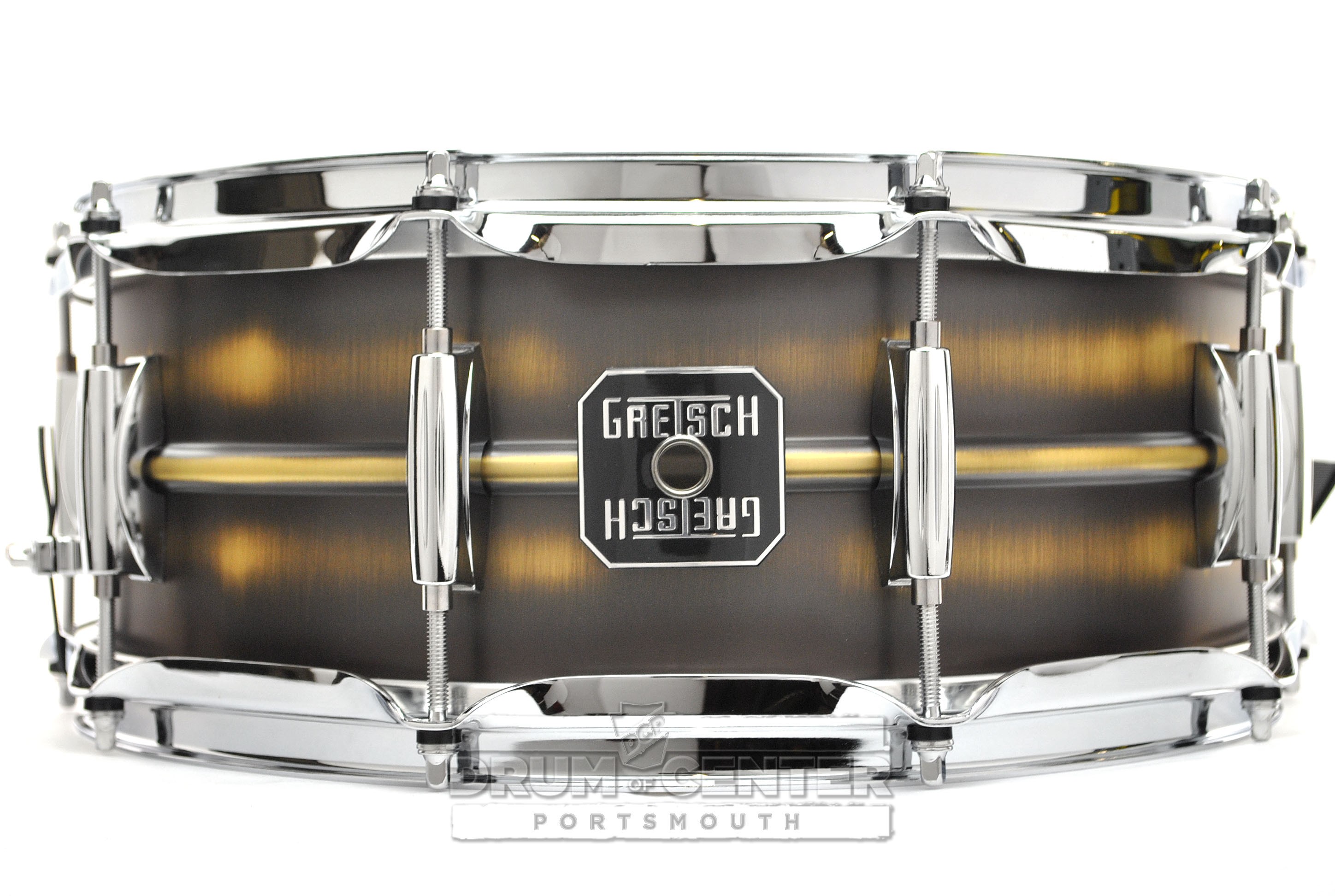 gretsch brass snare drum
